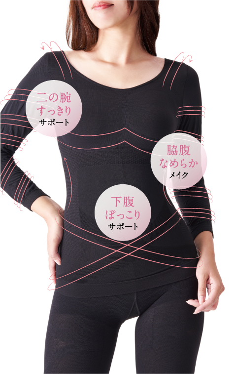 Dolcet ボディメイクシャツ着用イメージ